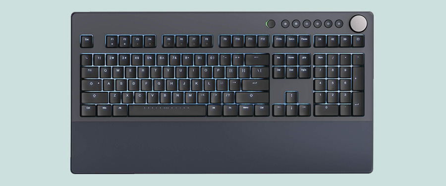 Mechanical keyboard for editing